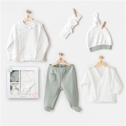 Andywawa AC25130 Cute Bear Friends 5'Li Hastane Çıkışı Green