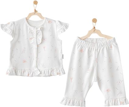 Andywawa AC25511 Love Family 2'Li Bebe Takım Ekru