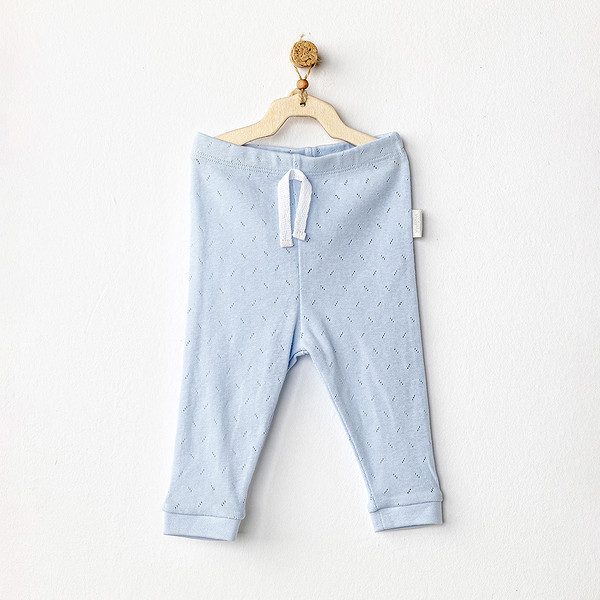 Andywawa AC25556 Pants Jacquard Basic Pantolon Blue