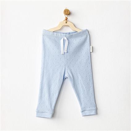 Andywawa AC25556 Pants Jacquard Basic Pantolon Blue