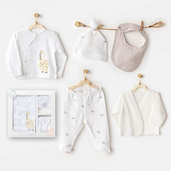 Andywawa AC25800 Little King 5'Li Hastane Çıkışı White