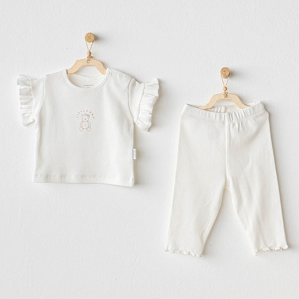 Andywawa AC25898 Basic 2'Li Takım Ekru