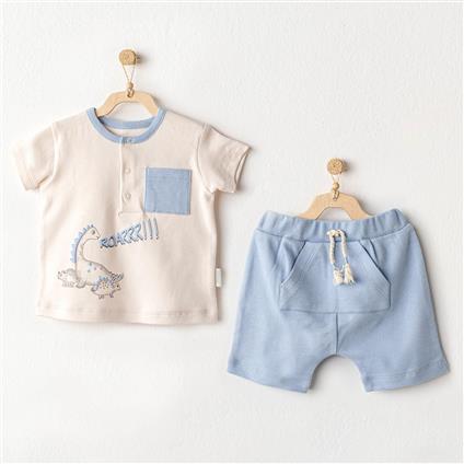 Andywawa AC25915 Dino 2'Li Bebek Takım Blue