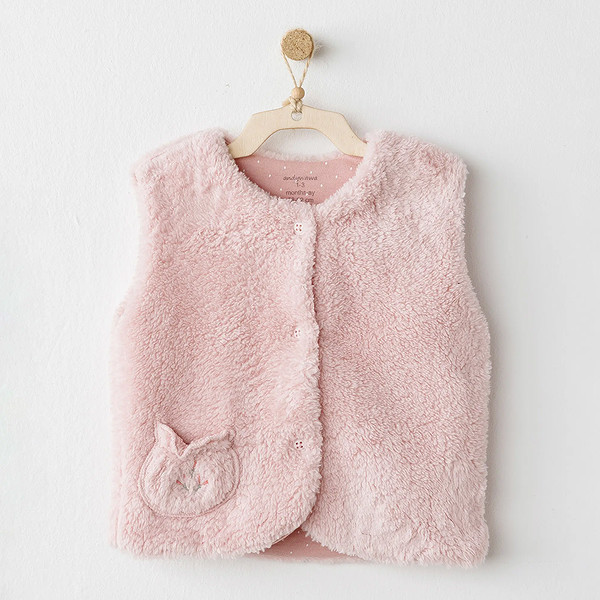 Andywawa AC26094 Mon Petit Amour Yelek Pink