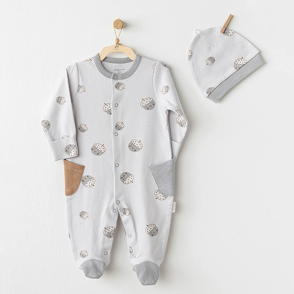 Andywawa AC26104 Hello Autumn Tulum Takım Grey