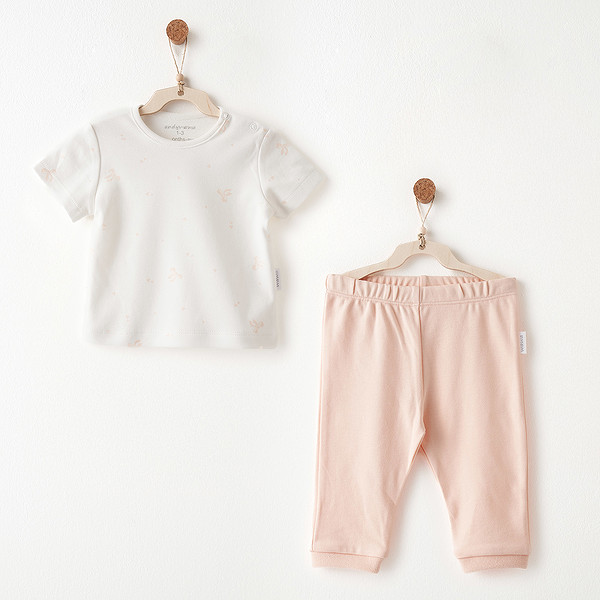 Andywawa AC26540 Little Swan Love 2Li Takım Salmon