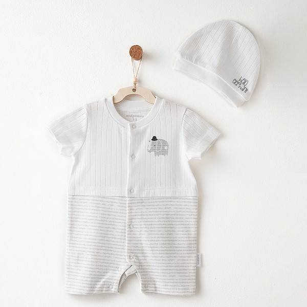 Andywawa AC26591 Hello Elephant Tulum Takım White