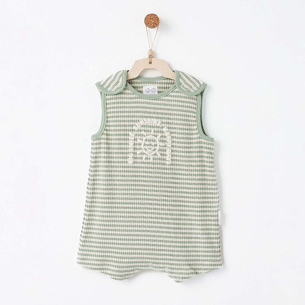 Andywawa AC26670 Bamboo Striped Tulum Green