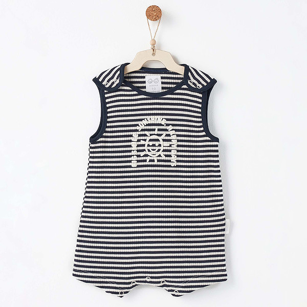 Andywawa AC26670 Bamboo Striped Tulum Navy
