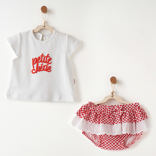 Andywawa AC26682 Cherry Chatty 2Li Takım Red