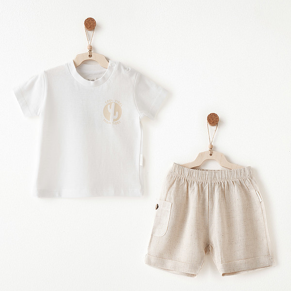 Andywawa AC26720 Wawa Special 2Li Takım Beige