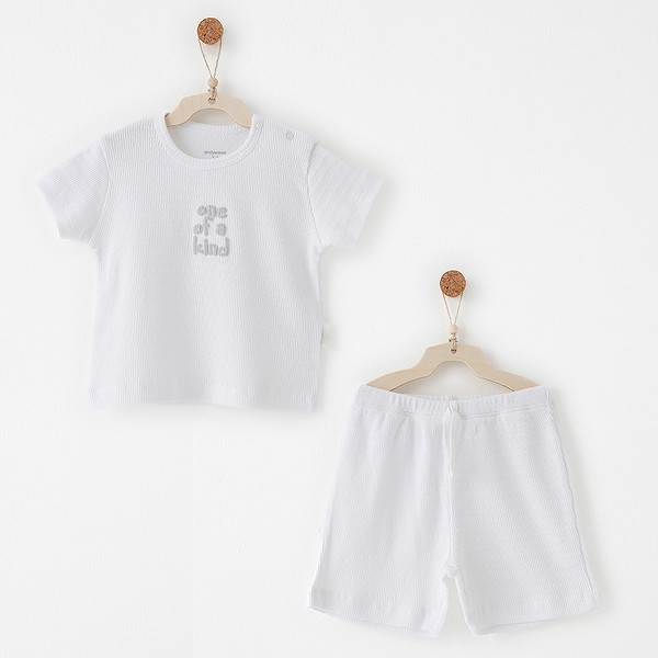 Andywawa AC26769 Jacoquard Special Modal 2Li Takım White