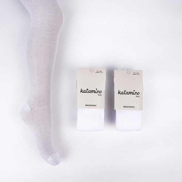 Artı Alago Kız Külotlu Çorap 300422 Beyaz