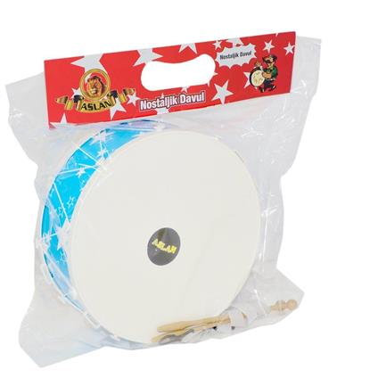 Asl-08 Renkli B. Davul Ahşap Desen Poşetli