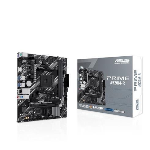 Asus Prıme A520M-R Ddr4 5100Mhz 1Xhdmı 1XM.2 Usb2.0 Matx AM4 (Amd AM4 5000/4000 /3000 Serisi İle Uyumlu)