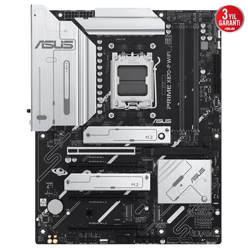 Asus Prıme X870-P Wıfı Ddr5 8000Mhz 1Xhdmı 2Xusb4 4XM.2 Atx AM5 (Amd AM5 9000/8000/7000 Serileri İle Uyumlu)