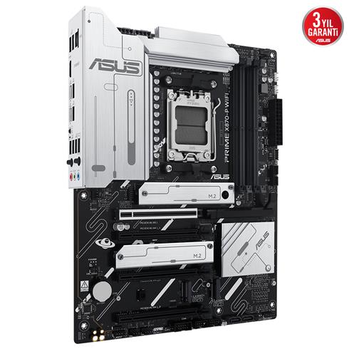 Asus Prıme X870-P Wıfı Ddr5 8000Mhz 1Xhdmı 2Xusb4 4XM.2 Atx AM5 (Amd AM5 9000/8000/7000 Serileri İle Uyumlu)