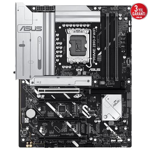 Asus Prıme Z890-P Wıfı Ddr5 8666MT/S 1Xhdmı 1Xdp 1Xusb Type-C 4XM.2 Atx 1851P (Intel Ultra Processors Serıes 2)