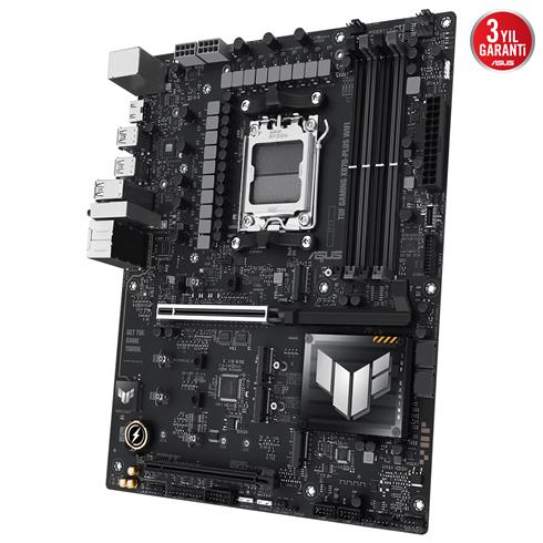 Asus Tuf Gamıng X870-Plus Wıfı Ddr5 8000Mhz 1Xhdmı 2Xusb4 4XM.2 AM5 Atx (Amd AM5 9000/8000/7000 Serileri İle Uyumlu)