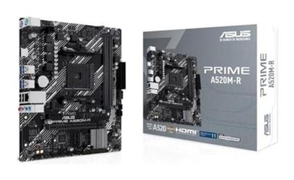 Asus Prıme A520M-R Ddr4 5100Mhz 1Xhdmı 1XM.2 Usb2.0 Matx AM4 (Amd AM4 5000/4000 /3000 Serisi İle Uyumlu)