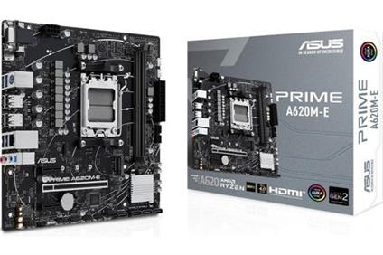 Asus Prıme A620M-K Ddr5 6400Mhz 1Xvga 1Xhdmı 1XM.2 Usb 3.2 Matx AM5 (Amd AM5 9000/8000/7000 Serileri İle Uyumlu)