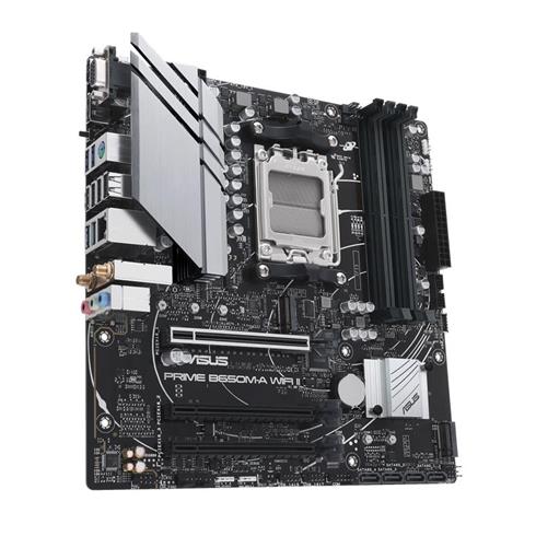 Asus Prıme B650M-A Wıfı II Ddr5 6400Mhz 1Xvga 1Xhdmı 1Xdp 2XM.2 Usb 3.2 Matx AM5(Amd AM5 9000/8000/7000 Seri İle Uyumlu)