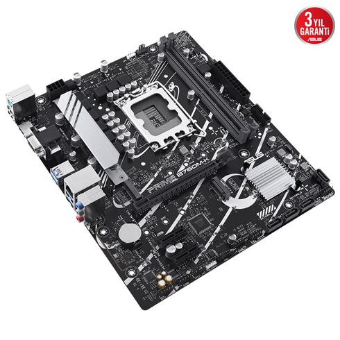 Asus Prıme B760M-K Ddr5 8000Mhz 1Xvga 1Xhdmı 2XM.2 Usb 3.2 Matx 1700P (12. / 13. VE 14. Nesil İşlemci Uyumlu)