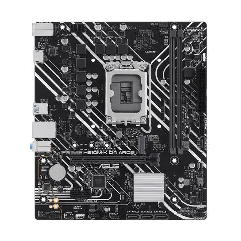 Asus Prıme H610M-K D4 Argb Ddr4 3200Mhz 1Xhdmı 1XM.2 Usb 3.2 Matx 1700P (12. / 13. VE 14. Nesil İşlemci Uyumlu)