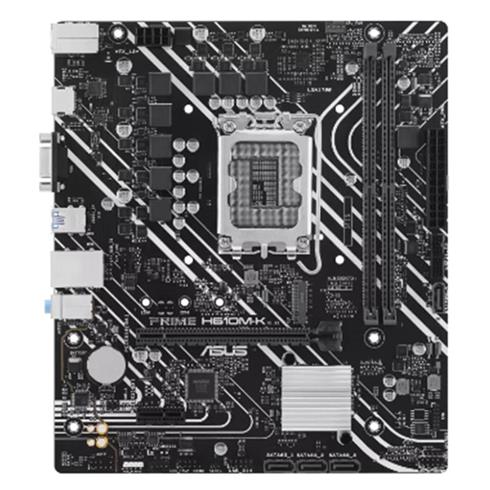 Asus Prıme H610M-K Ddr5 5600Mhz 1Xvga 1Xhdmı 1XM.2 Usb 3.2 Matx 1700P (12. / 13. VE 14. Nesil İşlemci Uyumlu)