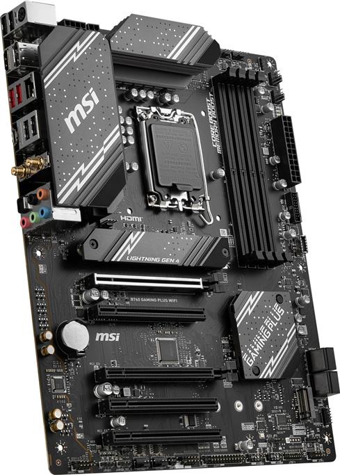 Msı B760 Gamıng Plus Wıfı Ddr5 6800Mhz 1Xhdmı 1Xdp 2XM.2 Usb 3.2 Atx 1700P (12. / 13. VE 14. Nesil İşlemci Uyumlu)