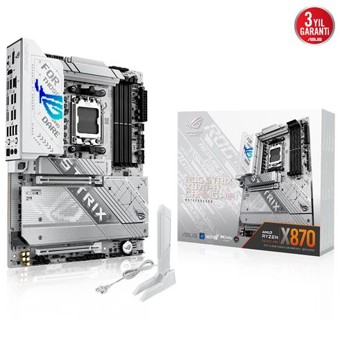 Asus Rog Strıx X870-A Gamıng Wıfı Ddr5 8000Mhz 1Xhdmı 1Xdp 4XM.2 2Xusb4 AM5 Atx (Amd AM5 9000/8000/7000 Seri İle Uyumlu)