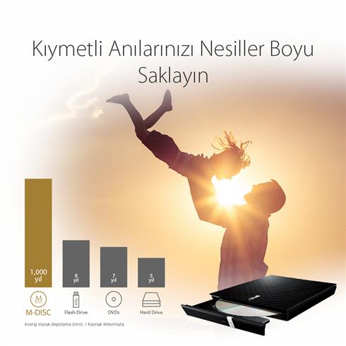 Asus Sdrw-08D2S-U Lıte Usb2.0 Dvd- RW Harıcı Sıyah