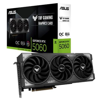 Asus Geforce Tuf-Rtx5060-O8G-Gamıng 8GB Gddr7 128Bıt 1Xhdmı 2Xdp Ekran Kartı
