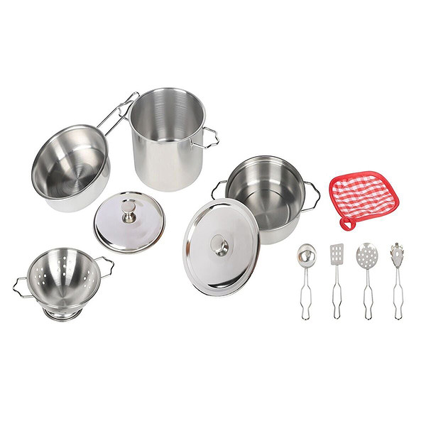 Atf-3815-1A 11 Parça Çelik Tencere Tava Set