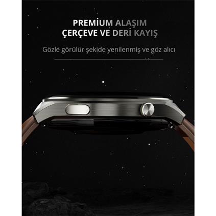 Aukey SW-2U-GY Akıllı Saat 3.6CM Amoled Ekran VE 15 Gün Pil Ömrü IP68 Gri