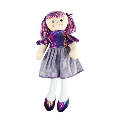 AY950C Parlak Elbiseli Bez Bebek 50 Cm -Vardem