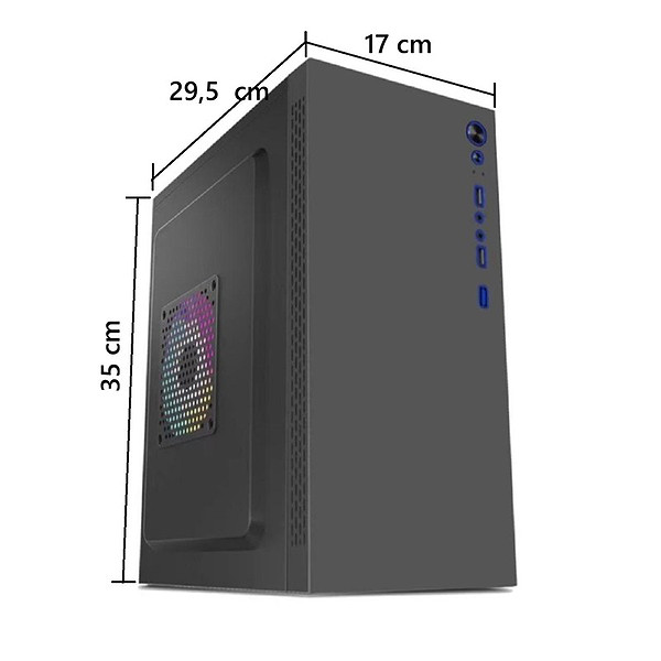 Aztech Aztb02600 Tıtan 600W Siyah Usb 2.0 Micro Atx Kasa