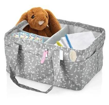 Babyjem Katlamalı Anne & Bebek Organizer 795 Gri Çiçek