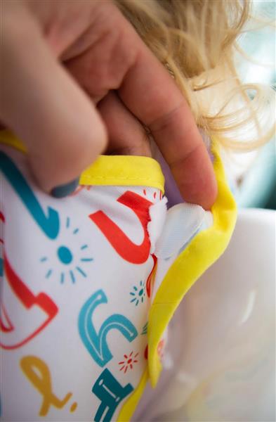 Babyjem Baskılı Blw Kollu Önlük 784 Harf Desen