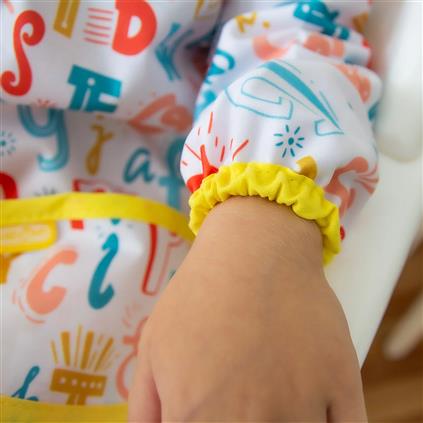 Babyjem Baskılı Blw Kollu Önlük 784 Harf Desen