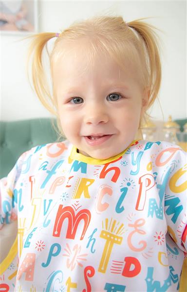 Babyjem Baskılı Blw Kollu Önlük 784 Harf Desen