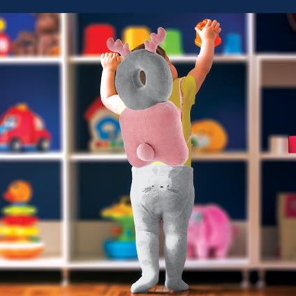 Babyjem Bebek Melek Kanadı Koruma Yastığı 527 Pembe Kadife