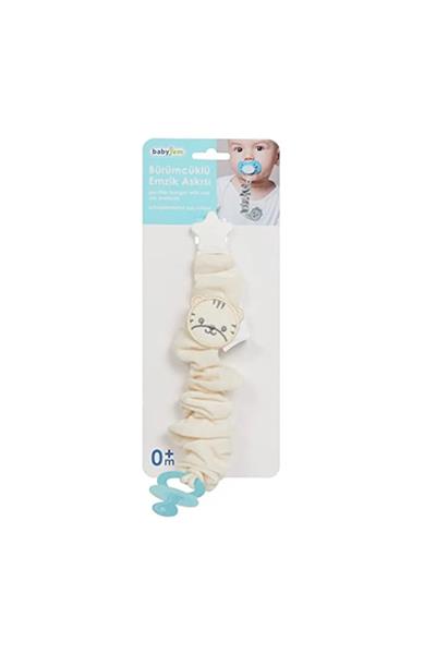 Babyjem Bürümcüklü Emzik Tutacağı 747 Ekru