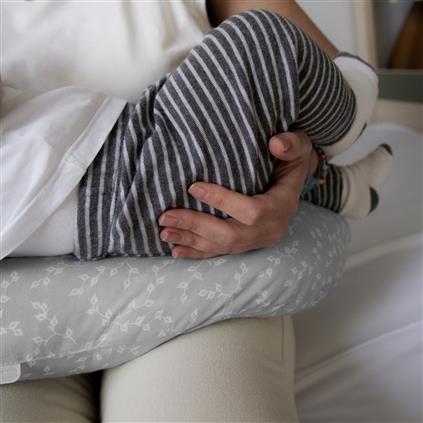 Babyjem Çok Fonk.Baş Destekli Emzirme Minderi 737 Gri Çiçek