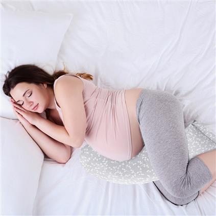 Babyjem Çok Fonk.Baş Destekli Emzirme Minderi 737 Gri Çiçek