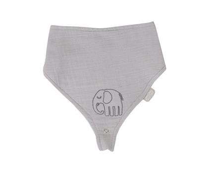 Babyjem Emzik Askılı Müslin Önlük 837 Gri