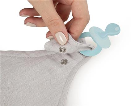 Babyjem Emzik Askılı Müslin Önlük 837 Gri