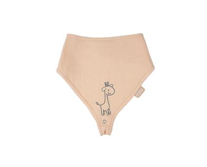 Babyjem Emzik Askılı Müslin Önlük 837 Somon