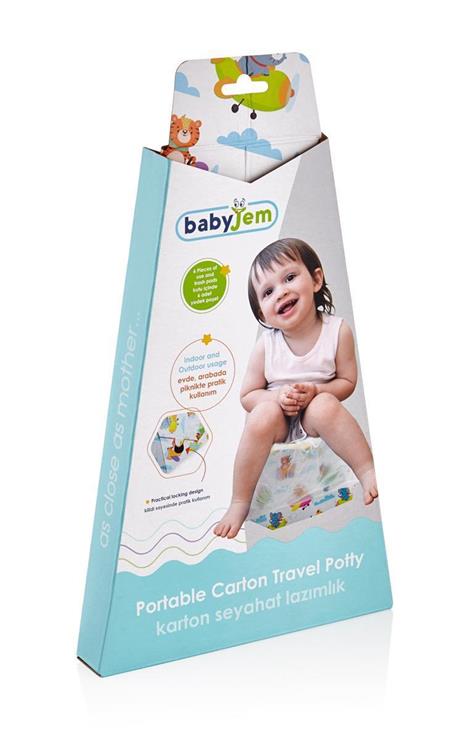 Babyjem Karton Seyahat Lazımlığı Desenli 613