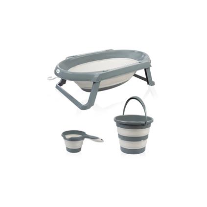 Babyjem Katlanır Banyo 3'Lü Küvet Seti 765 Antrasit